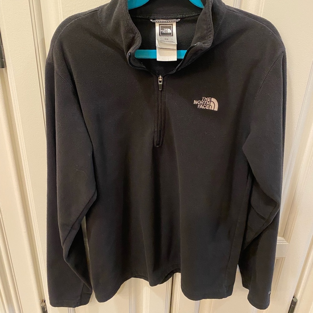 The North Face Kids Charcoal Zip-Up Fleece